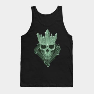 Crystal King - Emerald Skull Tank Top